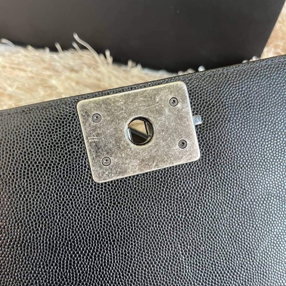Authentic Chanel Boy 10 Caviar - Picture 15 of 16
